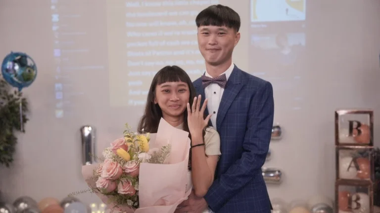 高雄美式餐廳求婚